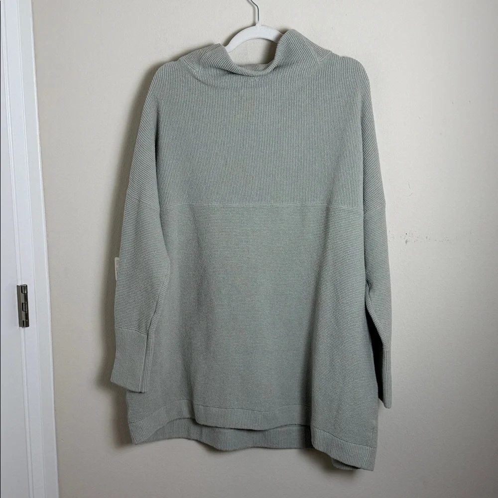 NWT Free People Ottoman Slouchy Tunic Sweater Oxide Size Large Oversized